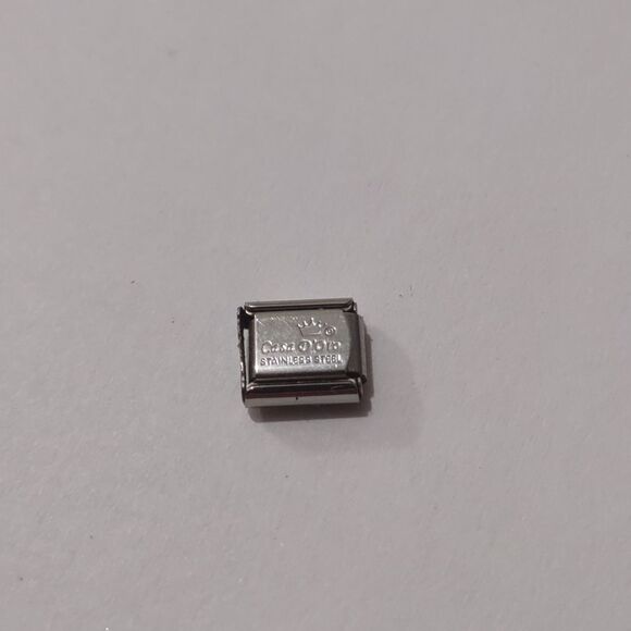 Chocolate Lover 🍫 Italian Link Stainless Steel‎ Nomination Style Charm - Picture 2 of 2